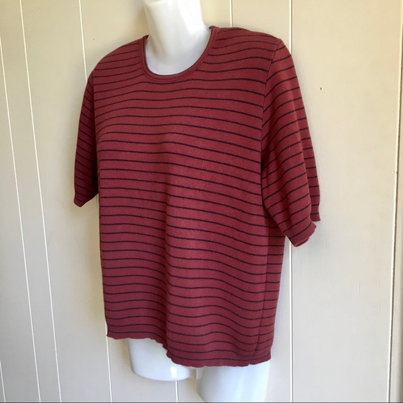 SOLD: Vintage Joan Vass  Knit Top - Picture 1 of 7